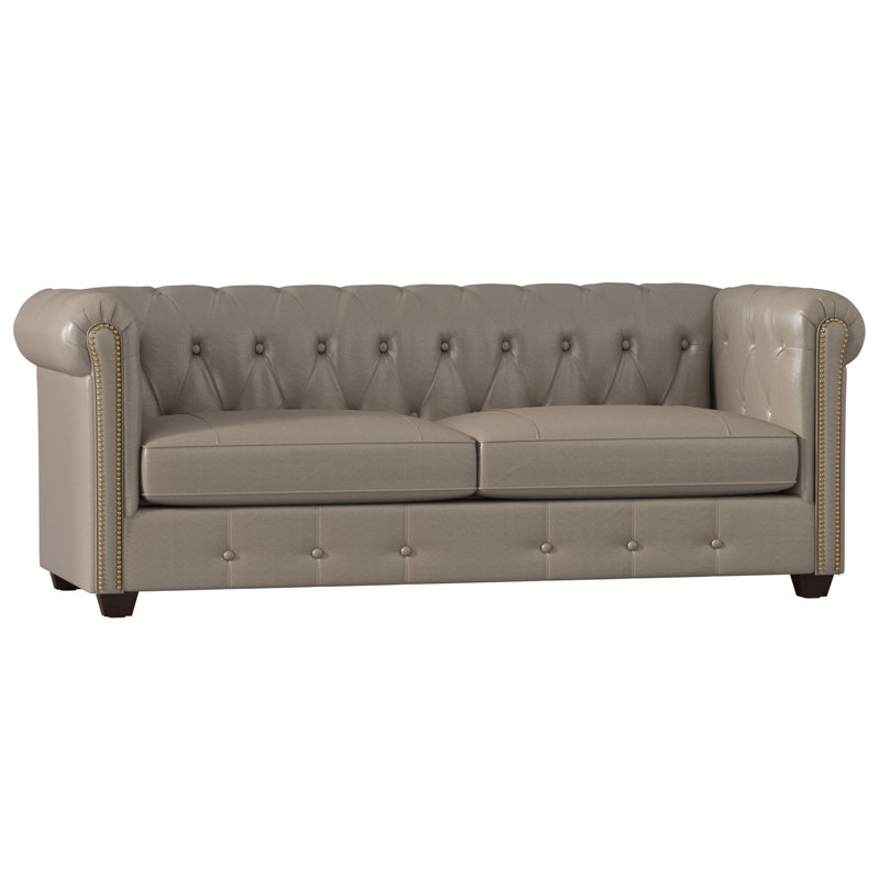 Birch Lane™ Hawthorn Leather Chesterfield Sofa & Reviews Birch Lane